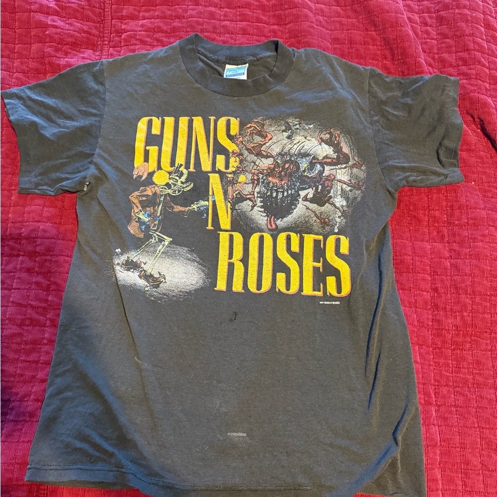 RARE Vintage 1987 Guns & Roses Was Here Unisex Short Sleeve T-Shirt
Size M